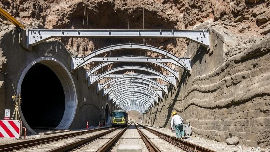 You are currently viewing Installing Steel Arches for Permanent Tunnel Reinforcement