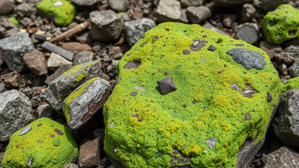 You are currently viewing Investigating malachite-encrusted rocks in abandoned copper mines near the Tyrone Mining District.