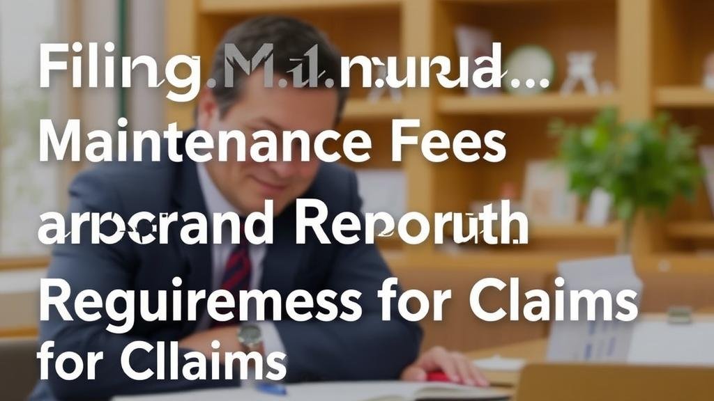 You are currently viewing Filing Annual Maintenance Fees and Reporting Requirements for Claims