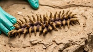 Read more about the article Unearthing fossilized crinoids in the limestone beds of the Midwest, remnants of ancient marine life.