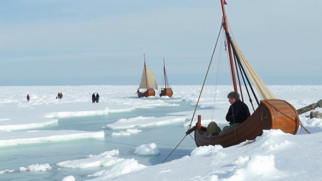 You are currently viewing Exploring the frozen coastlines of Canada for evidence of Viking expeditions beyond Vinland.