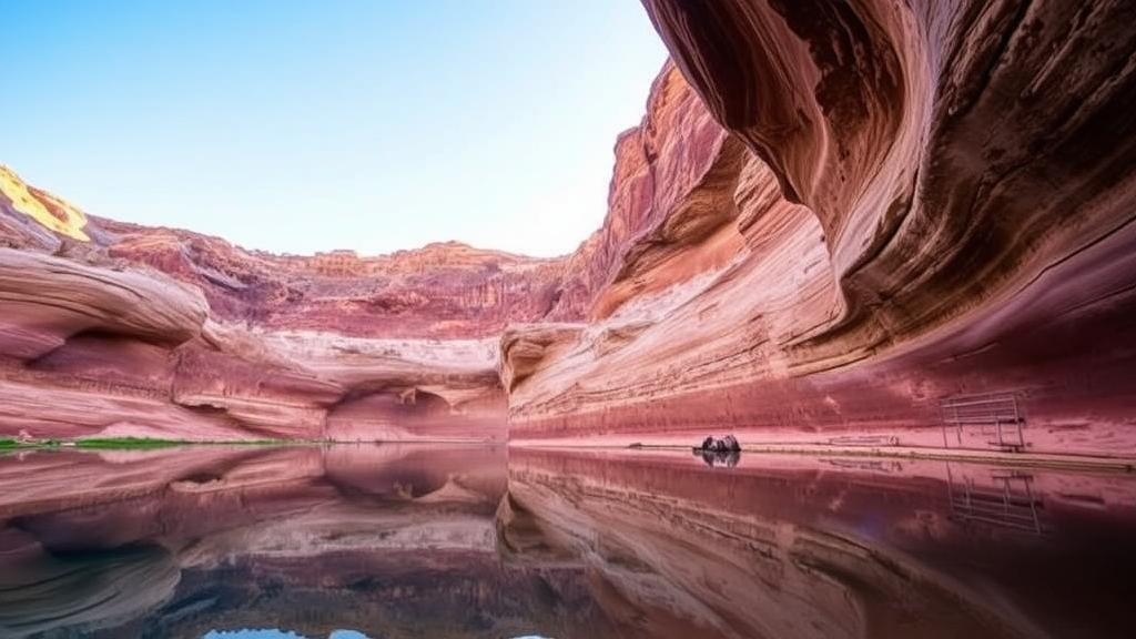 Read more about the article Searching for the mirror-like waters of Reflection Canyon in Utah.