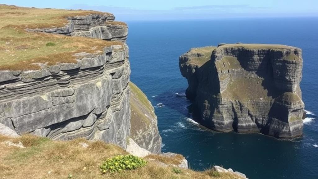 You are currently viewing Exploring the coastal cliffs of the Falkland Islands for signs of megalithic structures.