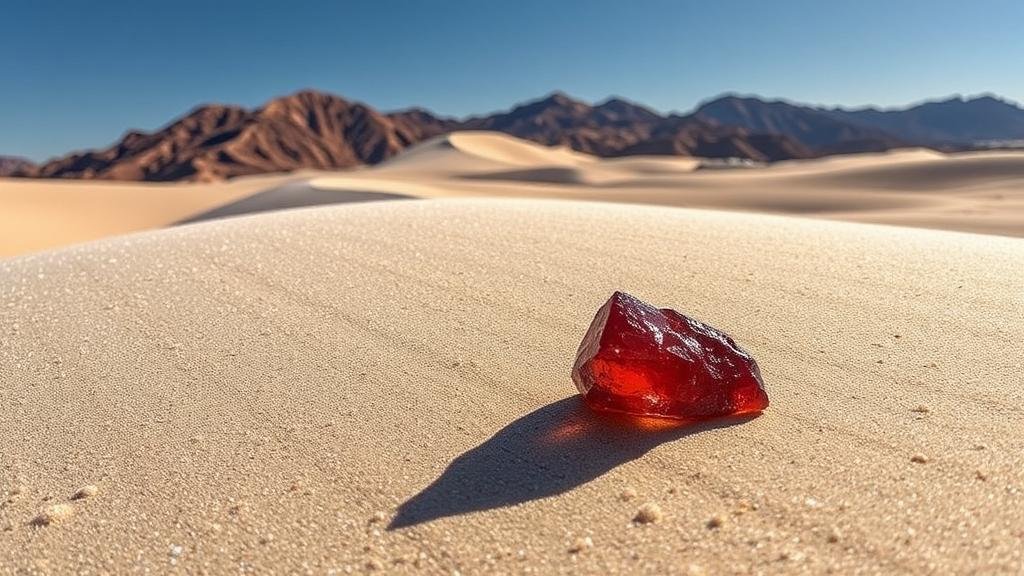 You are currently viewing Shimmering Sands: Finding Garnet Crystals in Remote Desert Dunes