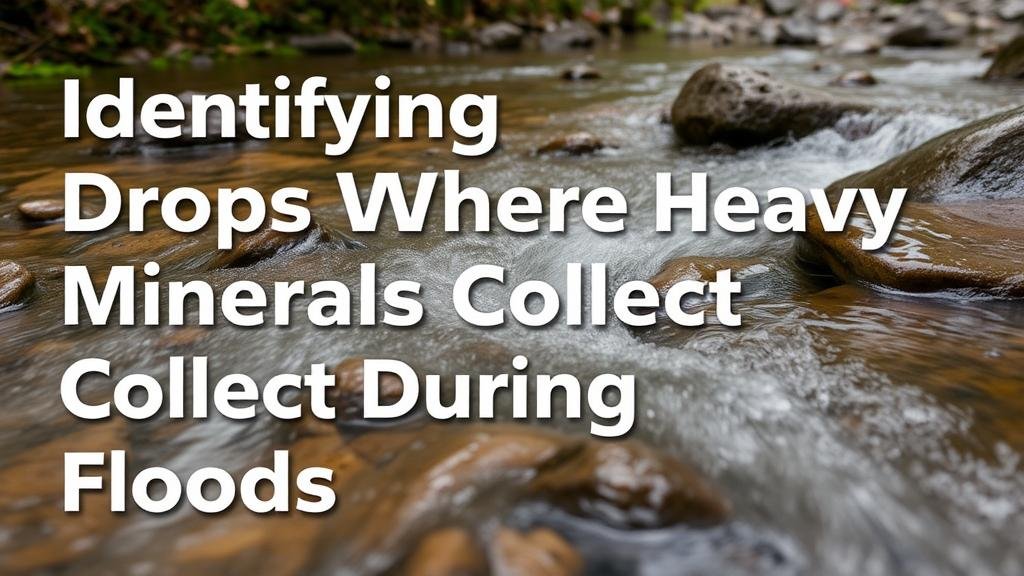 You are currently viewing Identifying Stream Drops Where Heavy Minerals Collect During Floods