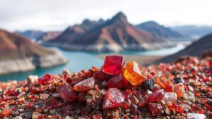 Read more about the article Garnet Sands of Forgotten Rivers: Unearthing Colorful Crystals in Remote Locations