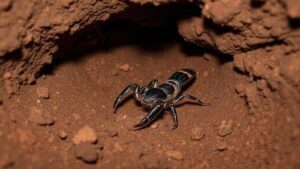 Read more about the article Exploring underground lava tubes to find colonies of rare blind scorpions.