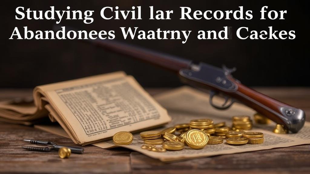 You are currently viewing Studying Civil War Records for Abandoned Weaponry and Gold Caches