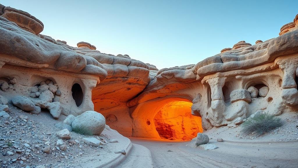 You are currently viewing Searching for geodes in the volcanic rock formations of the Midwest United States.