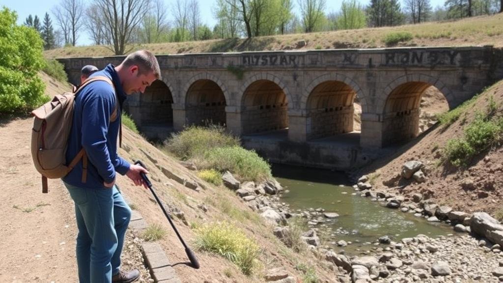 You are currently viewing Detecting for Coins Along Historic Aqueduct Systems