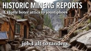 Read more about the article Historic Mining Reports: A Treasure Trove for Relic and Gold Hunters