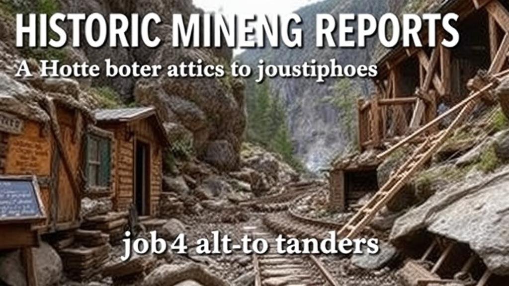 You are currently viewing Historic Mining Reports: A Treasure Trove for Relic and Gold Hunters