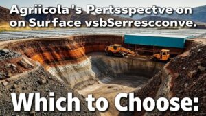 Read more about the article Agricola’s Perspective on Surface vs. Subsurface Mining: Which to Choose