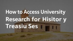 Read more about the article How to Access University Research for Historic Treasure Site Information