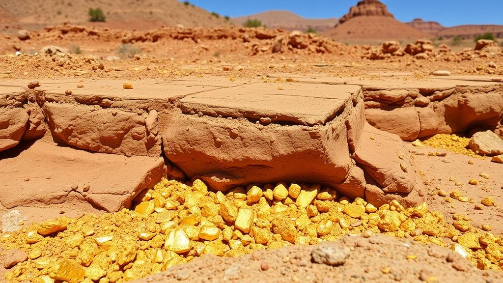 You are currently viewing Recovering Gold Nuggets From Exposed Bedrock in Arid Regions