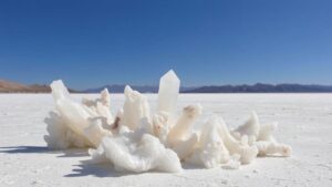 Read more about the article Selenite Treasures: Discovering Crystal Formations in Desert Salt Flats