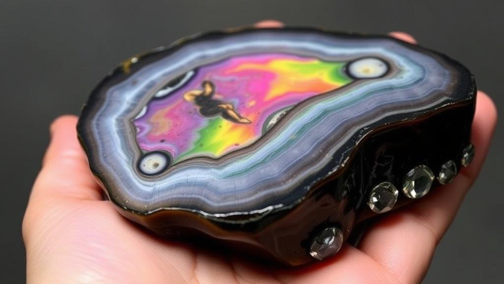 You are currently viewing Rare Phenomenon: Discovering Rainbow Obsidian Formed by Volcanic Forces