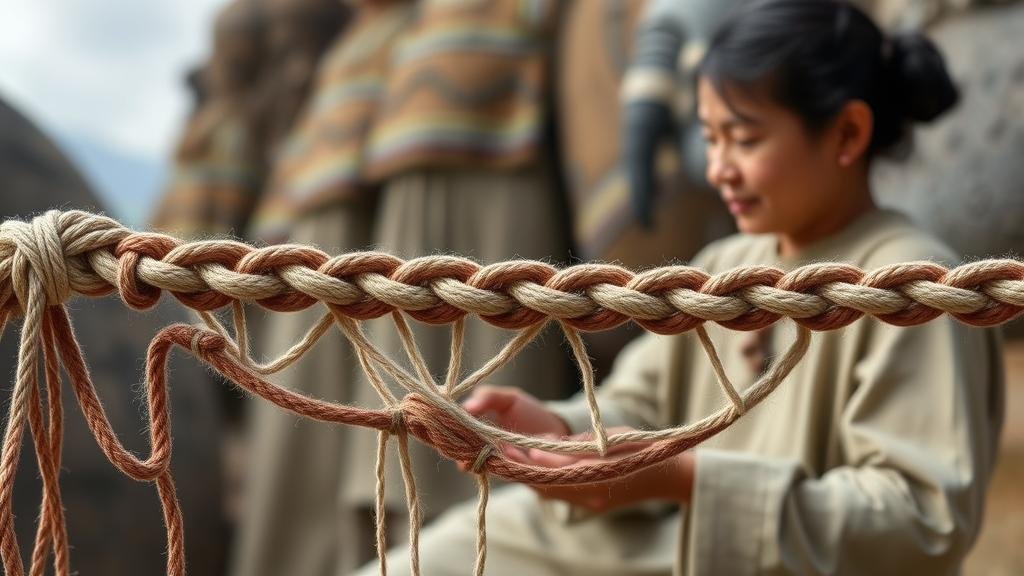 You are currently viewing Exploring the function of the “Quipu,” an ancient Incan knot-based record-keeping system.