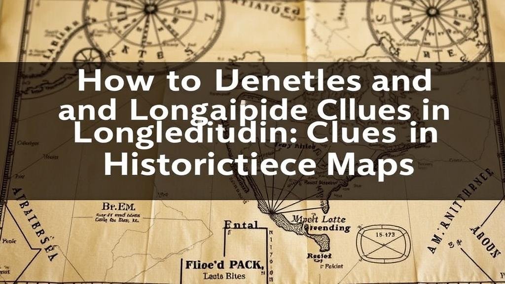 You are currently viewing How to Identify Latitude and Longitude Clues in Historical Treasure Maps