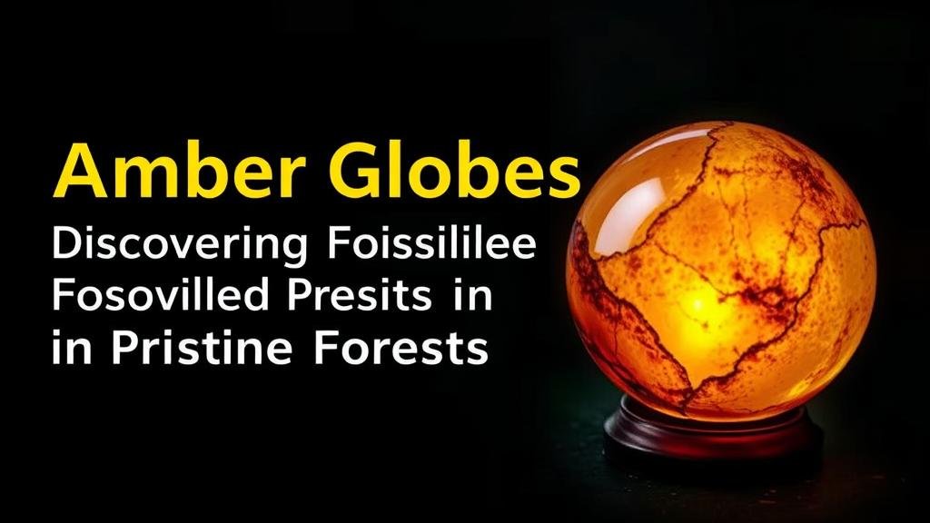 You are currently viewing Amber Globes: Discovering Fossilized Resin in Pristine Forests