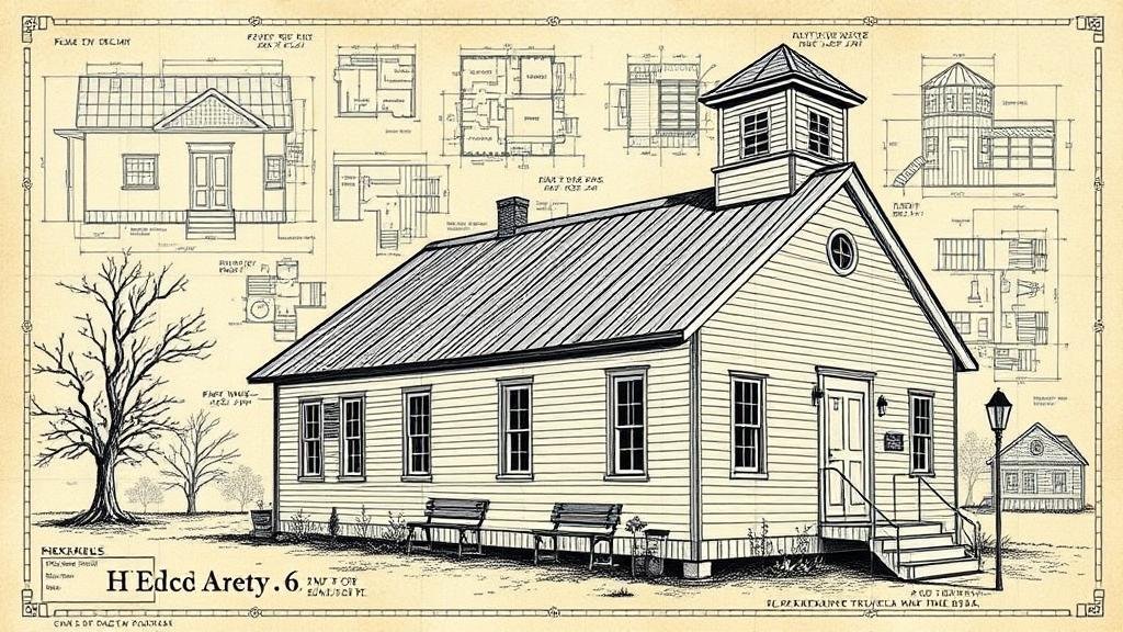 You are currently viewing Exploring Early Schoolhouse Blueprints for Forgotten Educational Relics