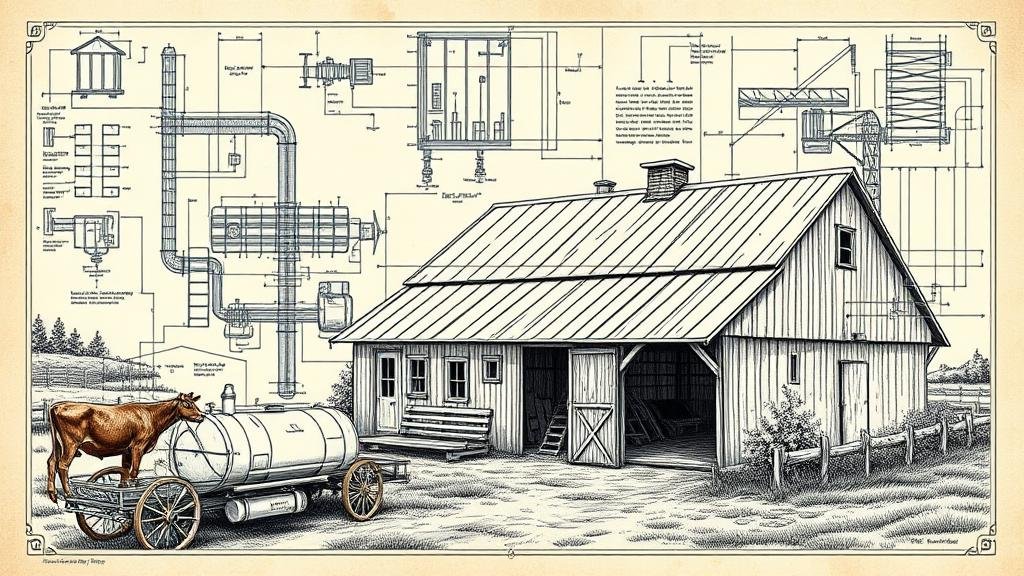 You are currently viewing Mining Historical Dairy Farm Blueprints for Rural Agricultural Relics