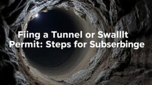 Read more about the article Filing a Tunnel or Shaft Permit: Steps for Subsurface Mining