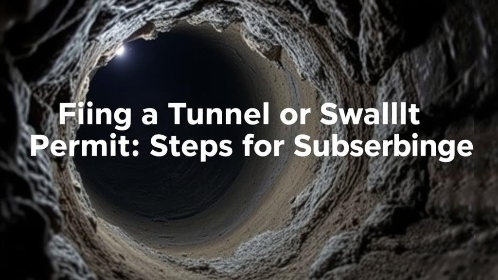 You are currently viewing Filing a Tunnel or Shaft Permit: Steps for Subsurface Mining