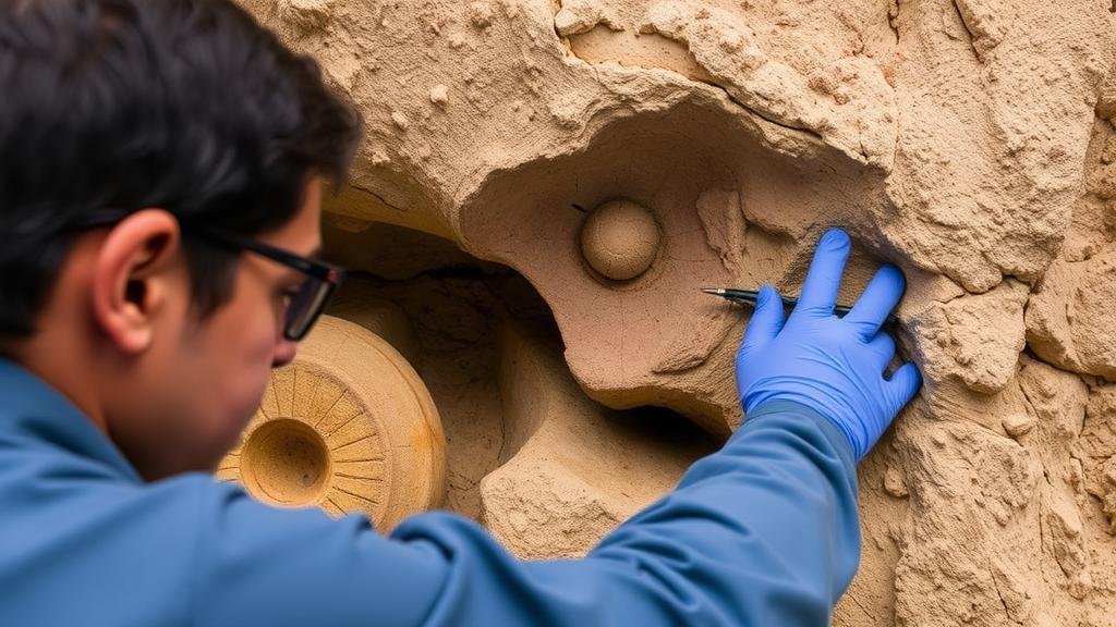 You are currently viewing Discovering fossilized cephalopods in the cliffs of the Peloncillo Mountains.