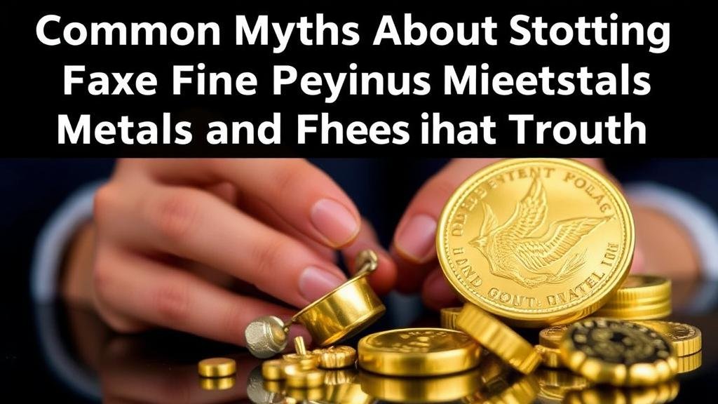 You are currently viewing Common Myths About Spotting Fake Precious Metals and the Real Truth