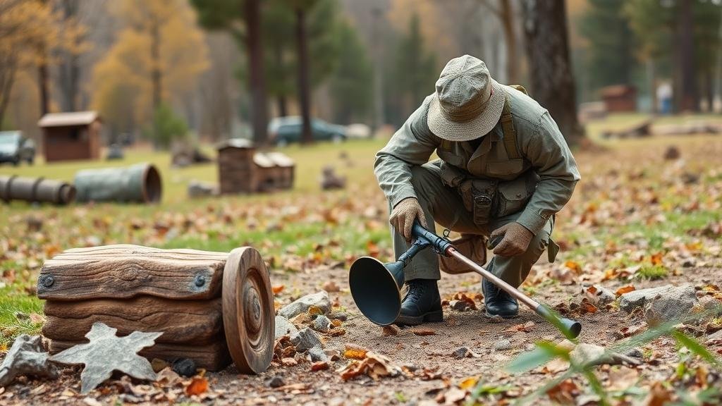 You are currently viewing Metal Detecting Along Military Campgrounds for Historical Relics