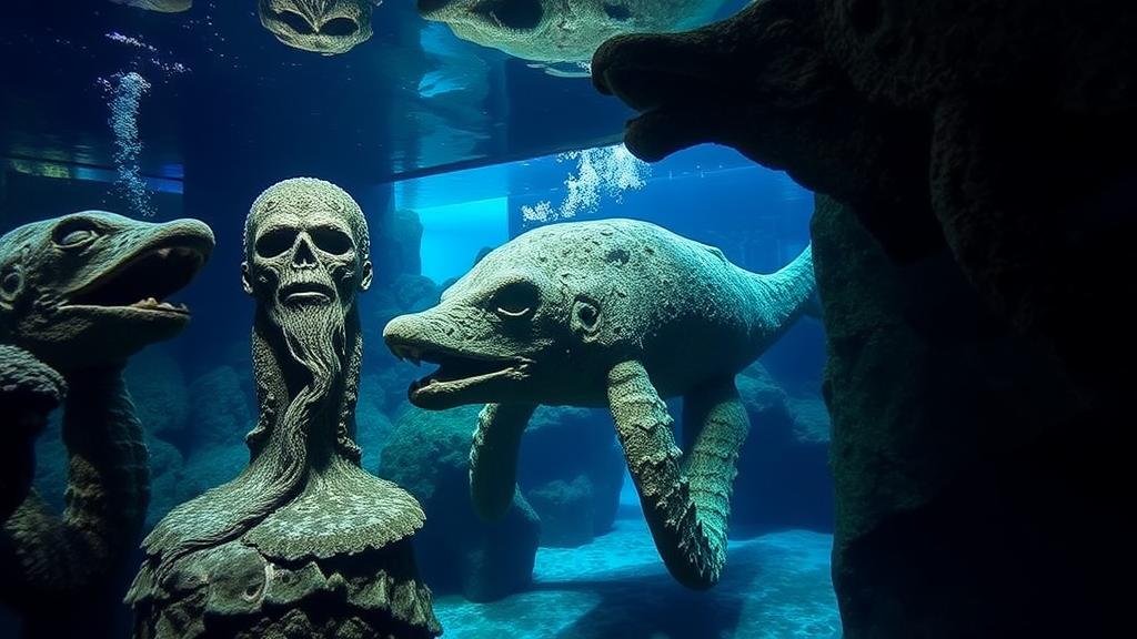 Read more about the article Exploring the underwater sculptures of Cancun’s museum submerged in the ocean.