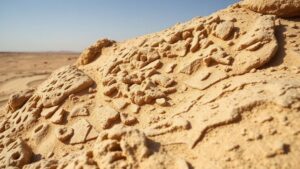 Read more about the article Excavating ancient coral fossils in the deserts of Saudi Arabia, remnants of prehistoric oceans.