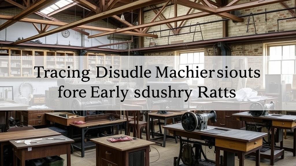 You are currently viewing Tracing Disused Textile Machinery Shops for Early Manufacturing Relics