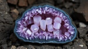 Read more about the article Volcanic Geode Wonders: Unearthing Quartz and Amethyst Treasures Beneath the Surface