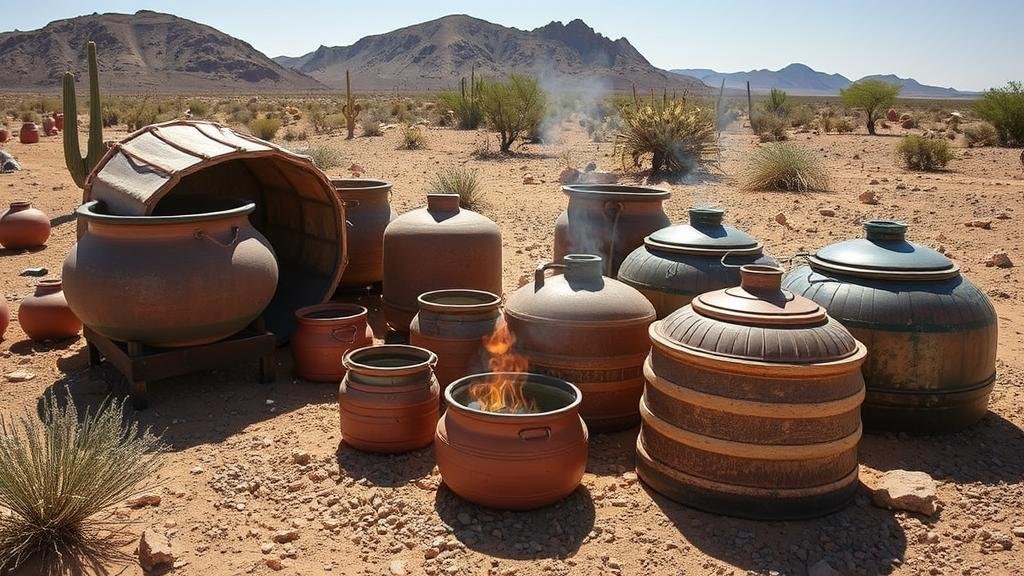 You are currently viewing Recovering Cooking Pots Near Long-Dry Desert Water Sources