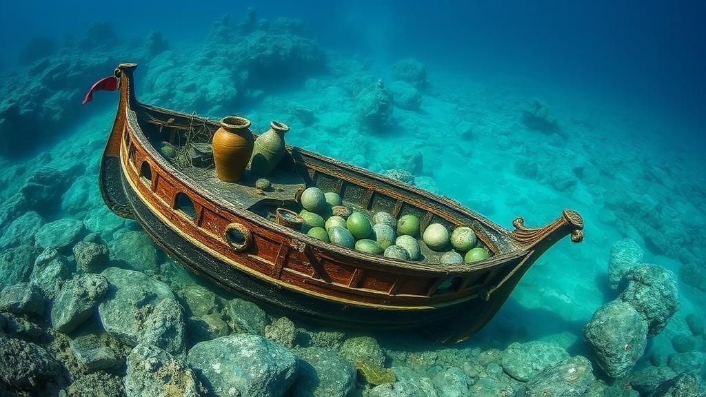 You are currently viewing The Kos Island Shipwreck: Underwater Exploration Uncovers Ancient Amphorae and Coins in the Aegean Sea