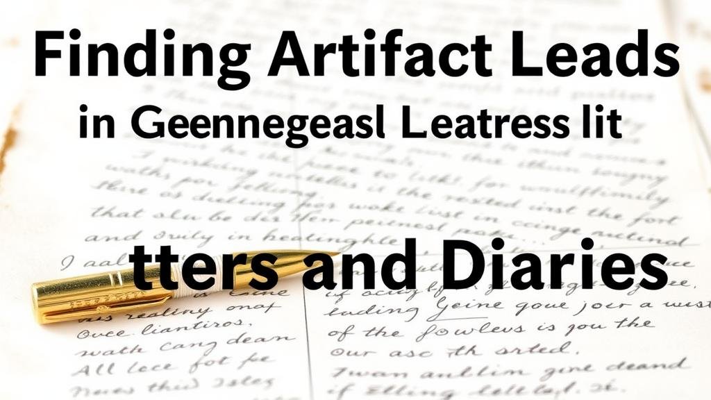 You are currently viewing Finding Artifact Leads in Genealogical Letters and Diaries