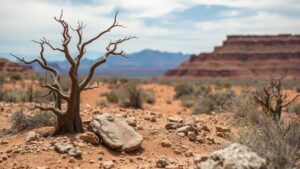 Read more about the article Excavating petrified wood deposits in Arizona’s Painted Desert to reveal ancient forest ecosystems.