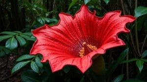 Read more about the article Searching for the elusive giant rafflesia flower in the rainforests of Southeast Asia.