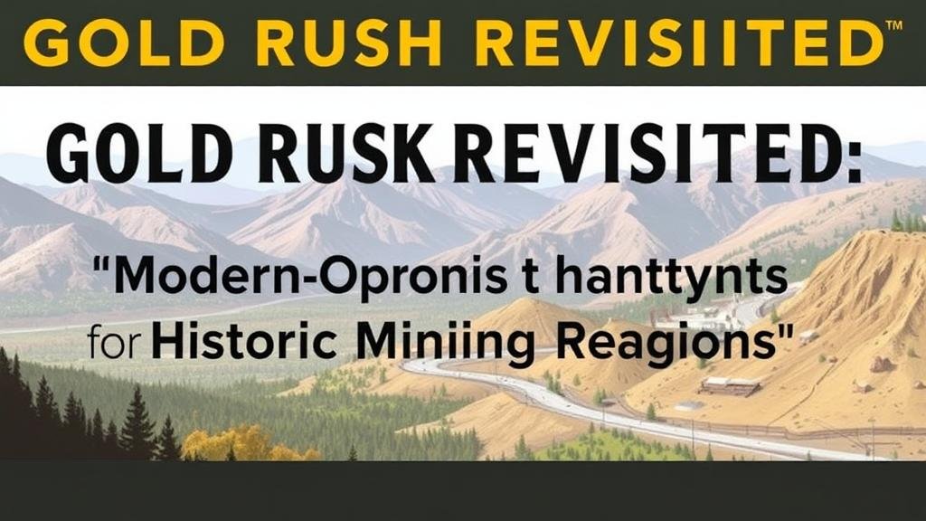 Read more about the article Gold Rush Revisited: Modern Opportunities in Historic Mining Regions