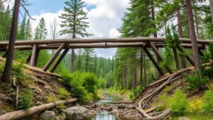 Read more about the article Mining Forgotten Timber Bridges for Relics of Early Forest Industries