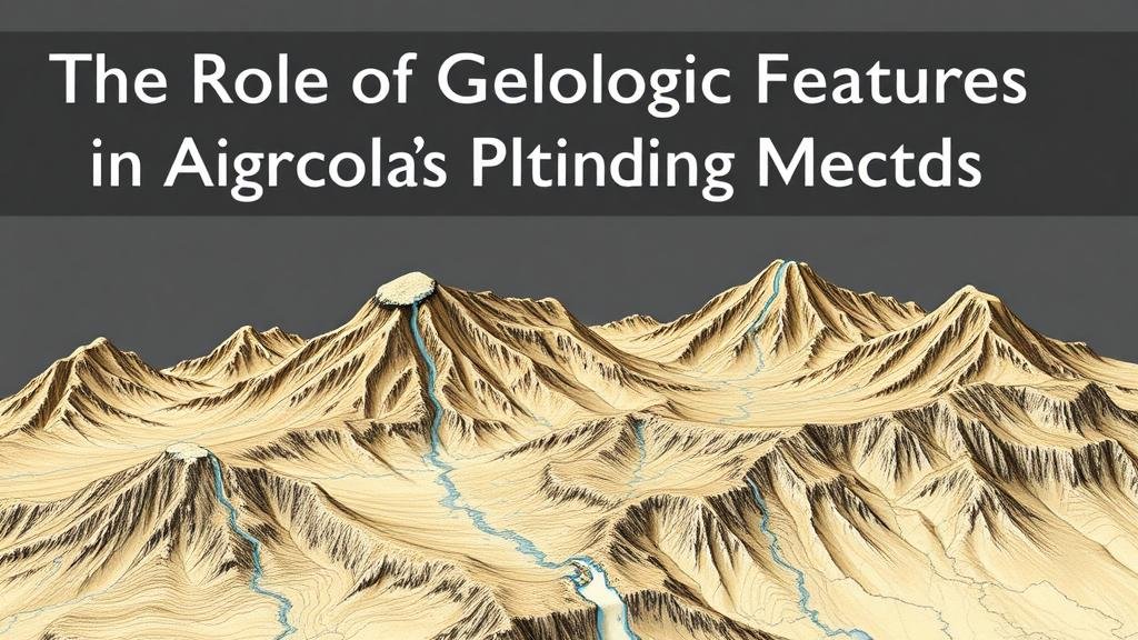 You are currently viewing The Role of Geologic Features in Agricola’s Prospecting Methods