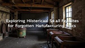 Read more about the article Exploring Historical Soap Factory Sites for Forgotten Manufacturing Relics