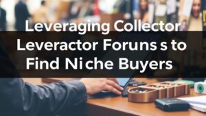 Read more about the article Leveraging Collector Forums to Find Niche Buyers for Your Finds