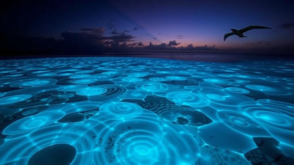 Read more about the article Investigating the mystery of the glowing waves in the Maldives’ bioluminescent beaches.