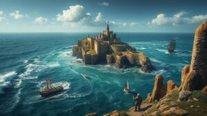 Read more about the article Searching for the fabled city of Lyonesse, said to have been swallowed by the sea off Cornwall.