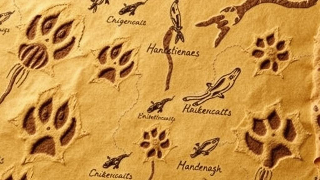 Read more about the article Decoding Animal Tracks and Their Symbolism in Treasure Maps