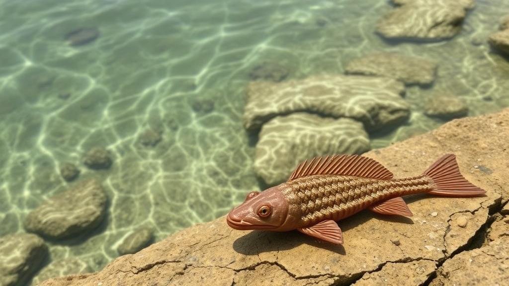 You are currently viewing Prehistoric Lakeshores: Finding Fossilized Fish and Amphibians in Sedimentary Deposits