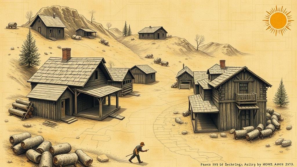 Read more about the article Exploring Old Mining Town Maps for Clues to Forgotten Gold Deposits